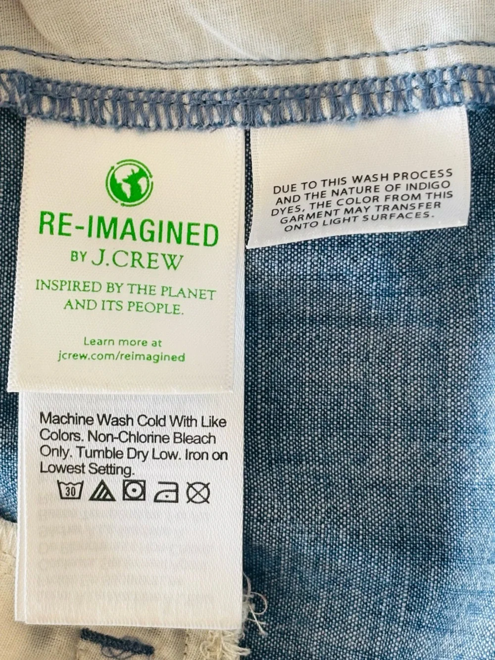 J. Crew light blue